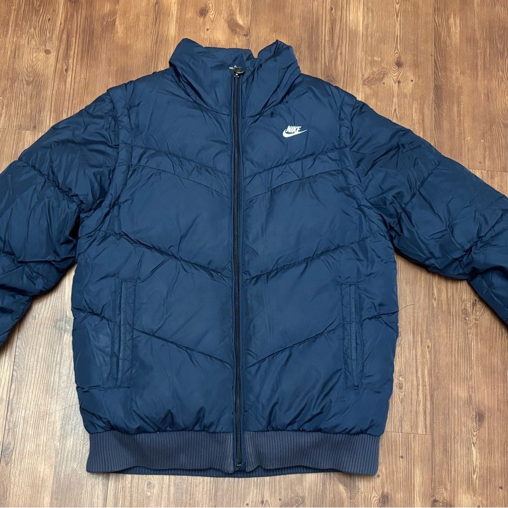 Nike Women’s Navy Blue  Puffer Jacket